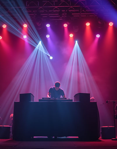 Preise zum Mieten von DJ Equipment in Potsdam – PA-Anlagen, Beamer, Lautsprecher und Lichttechnik!